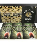 NFL New Orleans Saints Football Lot of 6 School Folders Military Camo Black - $10.73 CAD