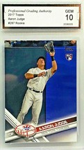 Graded 10 Aaron Judge Rookie Card! 2017 Topps #287 New York Yankees Roy Rc Gem - £479.57 GBP