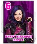 DESCENDANTS MAL Personalised Birthday Card - Disney Descendants Christma... - €3,43 EUR
