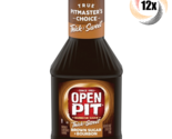 12x Bottles Open Pit Barbecue Sauce Brown Sugar Bourbon Thick &amp; Sweet 18oz - £30.32 GBP