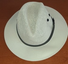 Men’s Hat Mexican Hard Straw Western Cowboy Large Lightweight Breathable. - $38.24