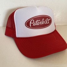 Vintage Peterbilt Hat Peterbilt Trucks Trucker Hat snapback Summer Red Beach Cap - £14.03 GBP