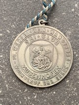 Rare Vintage Collectible German Medal Ski Club Zusenhofen Church Saint W... - £1.95 GBP