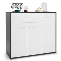 3-Door Buffet Sideboard Kitchen Storage Cabinet Console Cupboard w/Drawer - £178.49 GBP