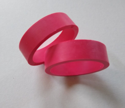 Pinball Flipper Rubber Replacement Rings Standard Size Light Red Color Lot Of 2 - £4.51 GBP