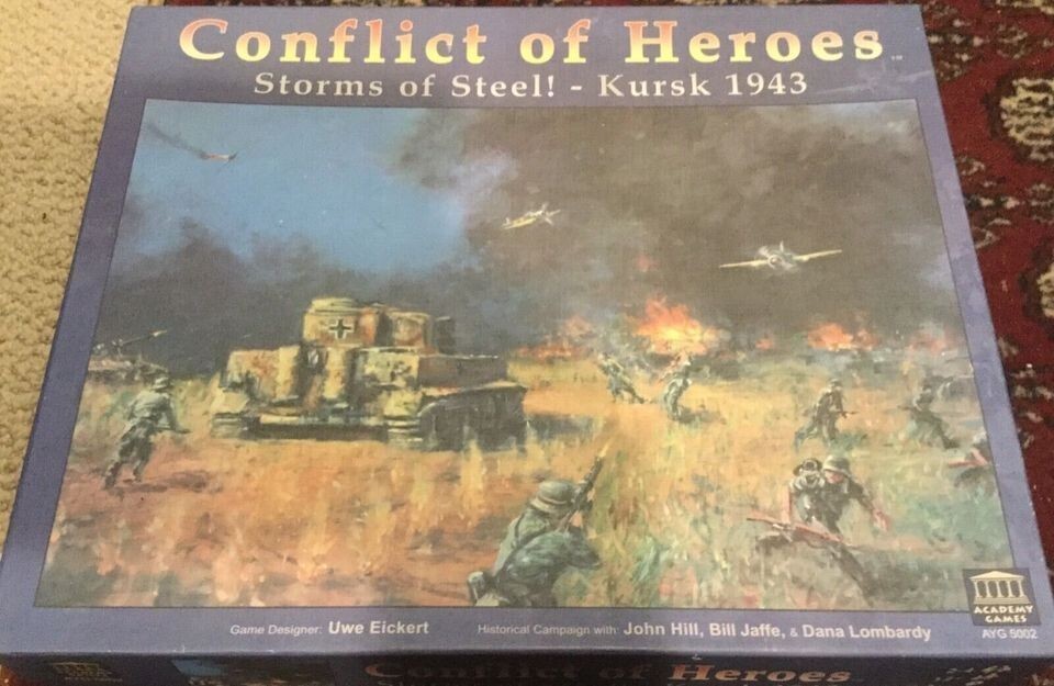 Conflict of Heroes Storms of Steel Kursk 1943 Complete   mostly unpunched - $79.00