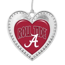 43438 Alabama Crimson Tide Heart Christmas Ornament - $19.79