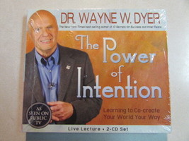 DR. WAYNE W. DYER THE POWER OF INTENTION LIVE LECTURE 2CD AUDIO SET NEW ... - £11.58 GBP