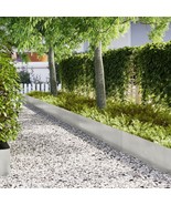 vidaXL Lawn Edgings 20 pcs 39.4x0.2x11.8 in Stainless Steel - $857.04 CAD