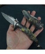 Exquisite Top-Quality VG 10 Damascus Steel Pocket Folding Knife - $107.91