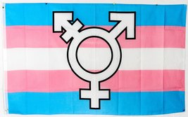 Flags Importer Transgender (Symbol) 3x5ft Poly Flag, Multicolor - £3.86 GBP