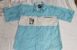 VTG Mens Medium Bugle Boy Button Shirt Prized Freight Cargo Desert Patrol - £26.16 GBP