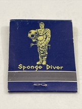 Vintage Matchbook Cover  Louie Papas’ Restaurant  Tarpon Springs, Fl gmg - £9.75 GBP