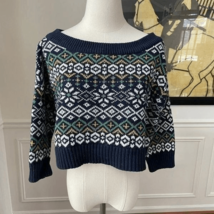 Urban Outfitters BDG Nordic Fair Isle Crop Sweater S - $21.60