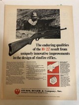 1976 Sturm Ruger 10/20 Vintage Print Ad Advertisement pa30 - $8.90