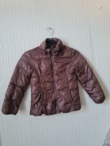 Zara Kids Brown Leather Jacket For Boys Size 5-6yrs Express Shipping - £10.61 GBP