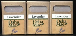 Lots of 3 Lavander Osha Mae  Organic Body Soap 4.8 oz - $12.99