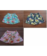 New Hollister Pink Navy Blue Turquoise Floral Tropical Tiered Mini Skirt S - £15.68 GBP