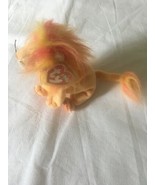 TY Beanie Baby 2000 Bushy Lion Bean Bag Plush Stuffed Animal New Tags - £8.95 GBP