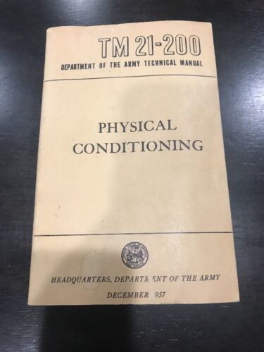 TM 21-200 Libro Di Condizionamento Fisico Esercito - $165.28