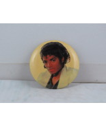 Michael Jackson Pin - 1980s Thriller Era Head Shot - Celluloid Pin  - $20.51 CAD