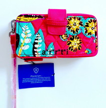 Vera Bradley RFID Travel Smartphone Wristlet Rumba NWT - £29.57 GBP