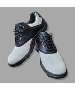 Foot Joy Greenjoys Golf Shoes Black / White Leather Mens Size 10M - $471.22 MXN