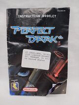 Nintendo 64 Perfect Dark Instruction Booklet Manual Only - $8.90
