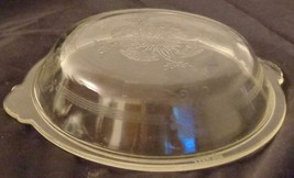 Vintage McKee Glasbake 1.5QT Casserole Lid - Poppy Pattern - LID ONLY - RARE - $21.77