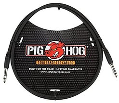 Pig Hog PTRS06 High Performance 1/4&quot; TRS Instrument Cable, 6 Feet - £12.69 GBP