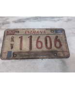 Vintage 1993 Indiana &quot;Hoosier Hospitality&quot; RV License Plate 11606 Expired - €5,92 EUR