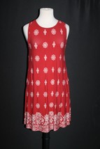 Loft Outlet Brick Red Sleeveless Knee Length Dress in Women&#39;s Size XS X-... - £17.72 GBP