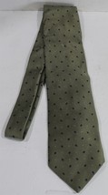Calvin Klein Green Blue Pattern Multicolor Silk Mens Necktie Neck Tie - $25.80 CAD