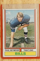 Vintage Football Trading Card 1974 Topps #261 Paul Seymour Buffalo Bills - £6.72 GBP