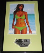 Tyra Banks Signed Framed 11x17 Swimsuit Photo Display - £98.60 GBP