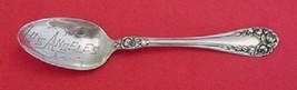 Rose By Wallace Sterling Silver Coffee Spoon Souvenir &quot;Los Angeles&quot; 5 1/4&quot; - $38.61