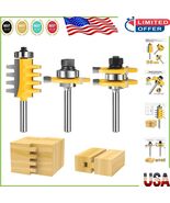 Versatile 1/4-Inch Shank Router Bits with Reversible Finger Joint Feature - $83.91 CAD