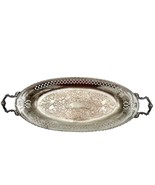 E P Copper W.M. Mounts Serving Tray 14 x 5.5 Silver Decorative Engraving... - £29.51 GBP