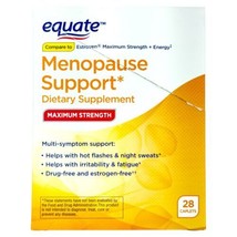 Equate Menopause Support Maximum Strength Dietary Supplement Caplets , 28 count  - £11.83 GBP