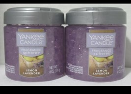 Yankee Candle Fragrance Spheres Neutralizing Beads Lot 2 LEMON LAVENDER - £21.16 GBP