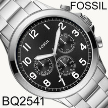 R NIB Fossil BQ2541 Yorke Multifunction Stainless Steel Watch $159 Retai... - £54.57 GBP