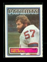 Vintage 1983 TOPPS Football Trading Card #335 STEVE NELSON New England Patriots - £3.71 GBP