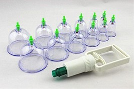 Chinese Vacuum Cupping Therapy Set - 12 Pcs Free Shipping Worldwide - £43.51 GBP