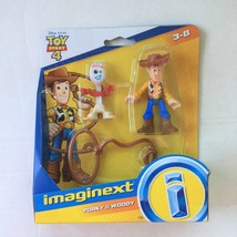Toy Story Imaginext Figures Woody &amp; Forky - £8.56 GBP