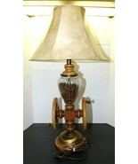 Vintage Folk Art Coffee Bean Grinder Inspired Handmade Table Lamp With S... - £116.77 GBP