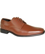 VANGELO Men Dress Shoe TUX-2 Oxford Formal Tuxedo Shoe Cognac Patent 10M - $805.64 MXN