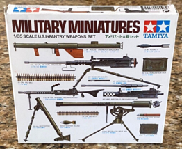 Tamiya-Military Miniatures-U.S. Infantry Weapons Set-Model-1:35 Scale - $14.03