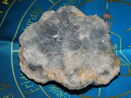 Large Genuine Rough Celestite Specimen Stone - Over 1 Pound Raw Celestine - £27.93 GBP