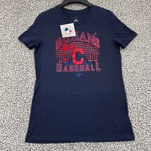 Cleveland Guardians Shirt Youth Girl XL 16 Majestic Short Sleeve Crew Ne... - $17.98 CAD