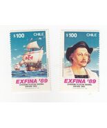 Chile, Set of 2 Stamps, MNH, AH 228 - $8.66